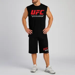 ست تاپ و شلوارک مردانه مدل UFC  کد BTPM026