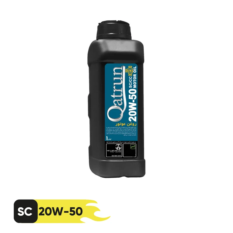 روغن موتور قطران مدل 20W50 SC/CC حجم 1 لیتر
