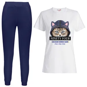 ست تی شرت و شلوار زنانه مدل 807