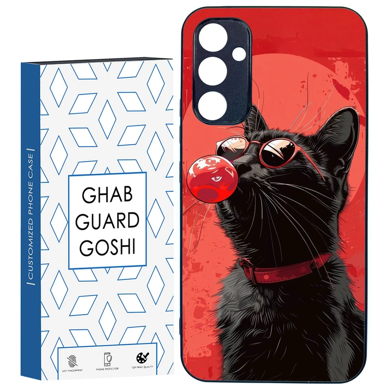 کاور قاب گارد گوشی طرح گربه کد TPU-296 مناسب برای گوشی موبایل سامسونگ Galaxy A34