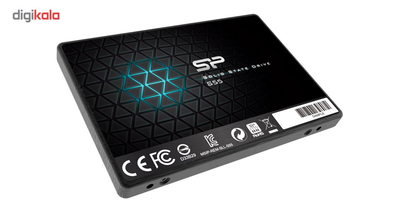اس اس دی اینترنال SATA3.0 سیلیکون پاور مدل Slim S55 ظرفیت 960 گیگابایت