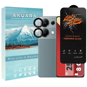 Akuara Antistatic-ring Screen Protector For Xiaomi Redmi Note 13 Pro 4G with lens protector
