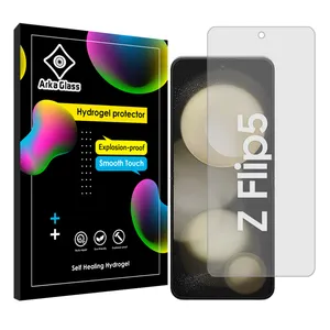 Arka Glass Tough model transparent screen protector suitable for Samsung Galaxy Z Flip5 Mobile phone