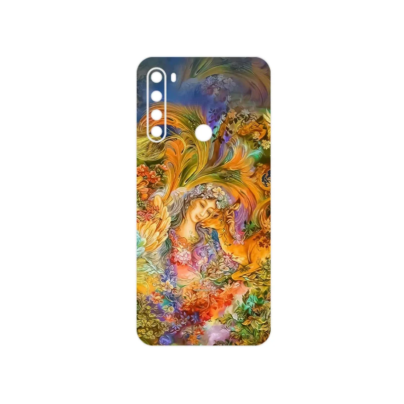 برچسب پوششی ماهوت مدل Persian miniature 3 مناسب برای گوشی موبایل شیائومی Redmi Note 8 2021