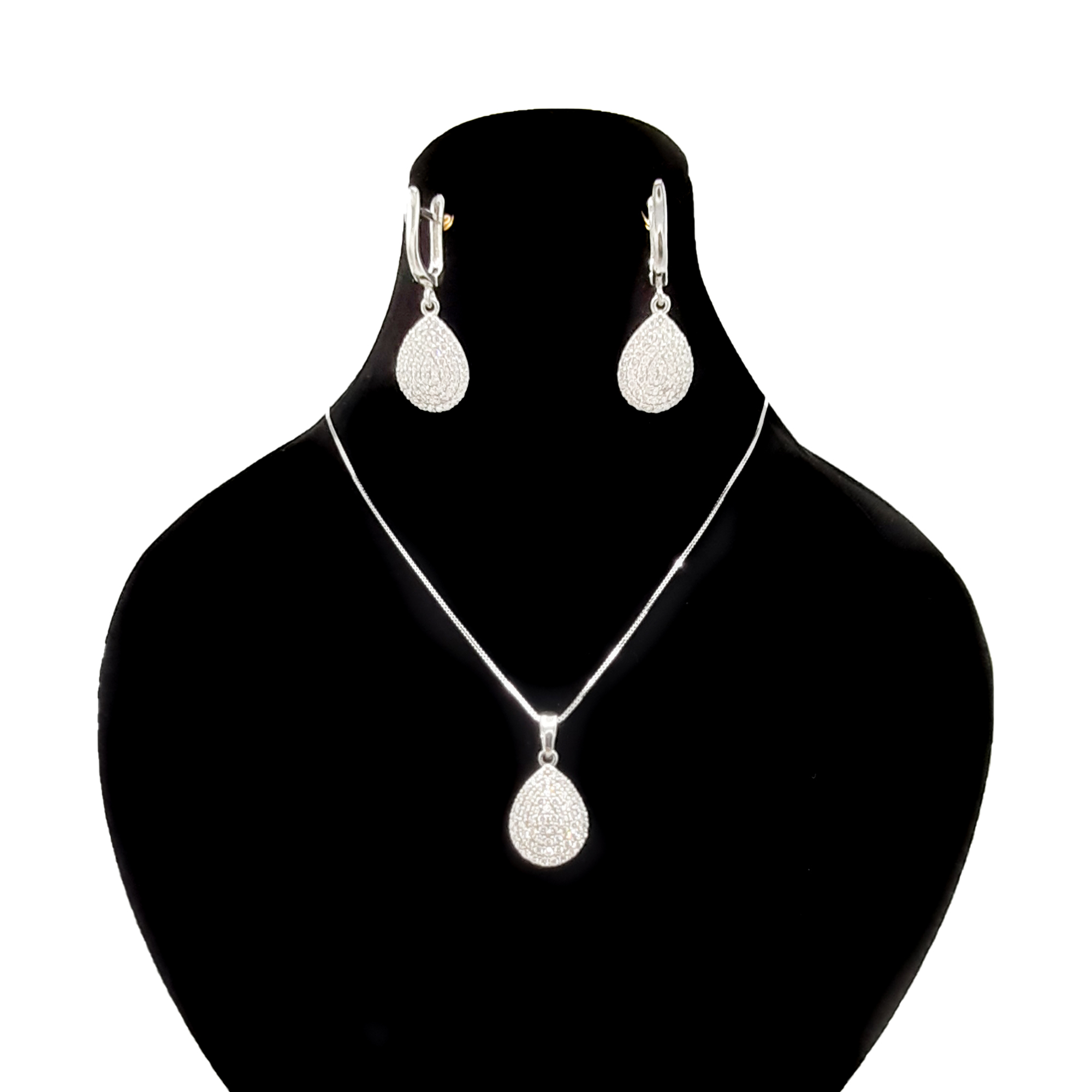 نیم ست نقره زنانه کد DG2