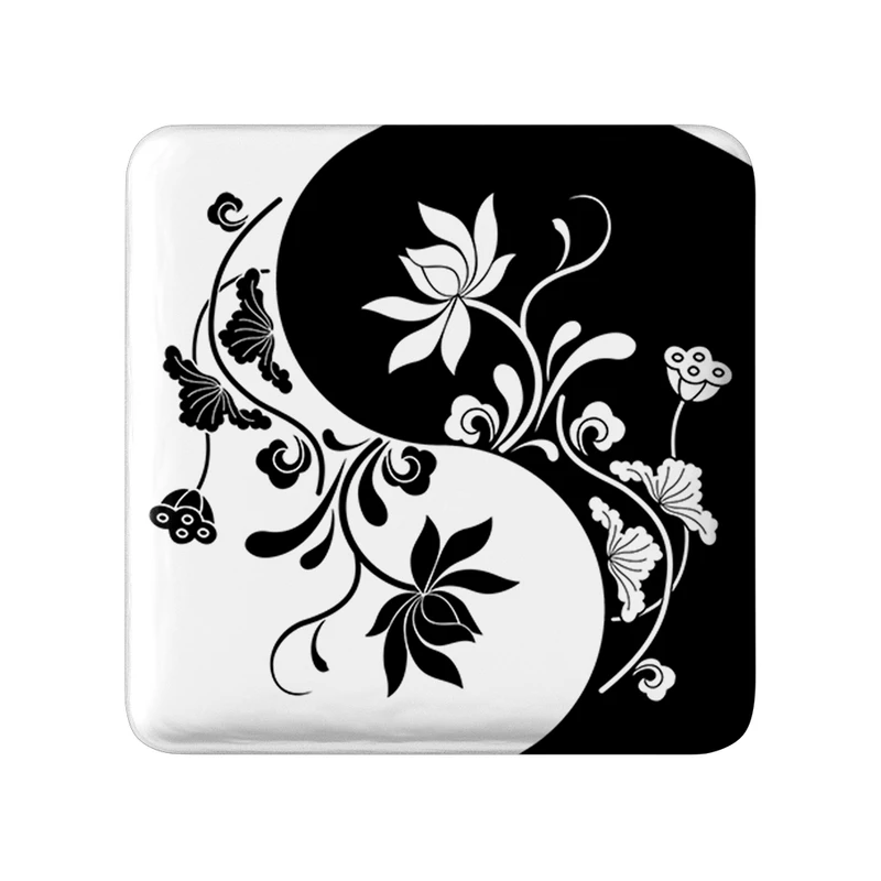 پیکسل خندالو طرح یین و یانگ مدل مربعی کد 30508