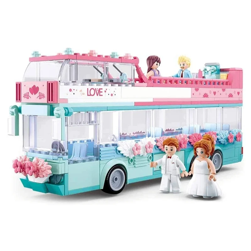 ساختنی 379 تکه اسلوبان مدل اتوبوس عروس کد 0769