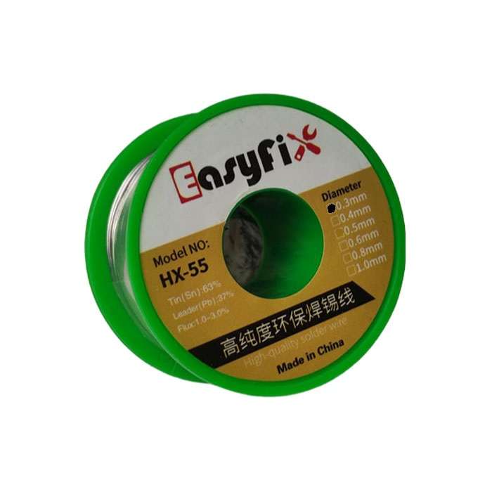 سیم لحیم ایزی فیکس مدل EASYFIX HX-55-0.3mm سیم لحیم ایزی فیکس مدل EASYFIX HX-55-0.3mm