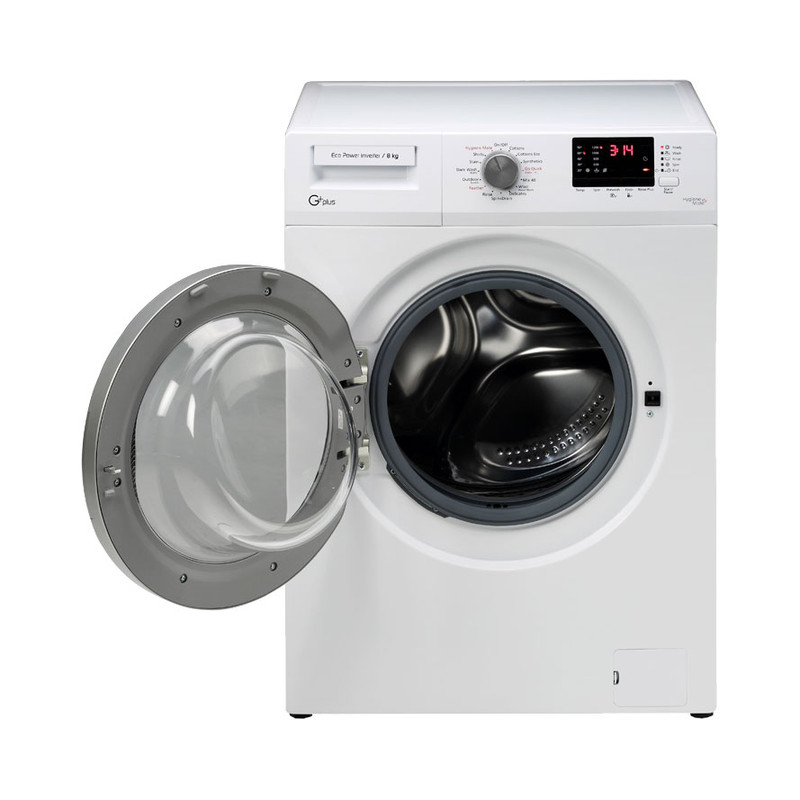 ماشین لباسشویی جی پلاس مدل GWM-82013S ظرفیت 8 کیلوگرم
