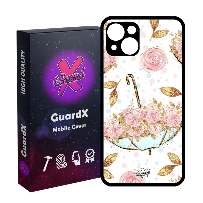 کاور گارد ایکس طرح Flower مدل Glass10107 مناسب برای گوشی موبایل اپل iPhone 13