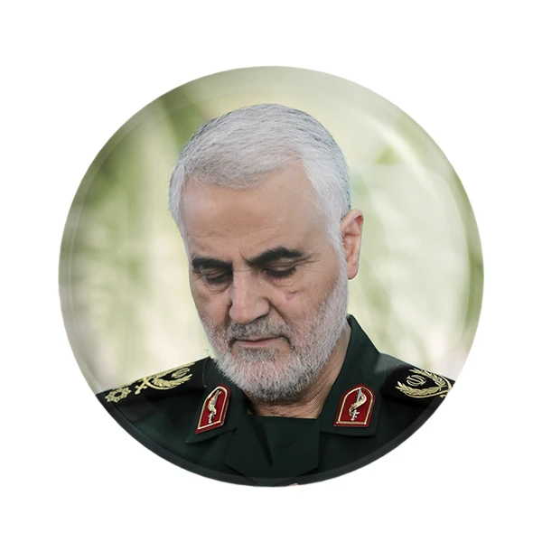 مگنت خندالو طرح سردار قاسم سلیمانی کد 12614