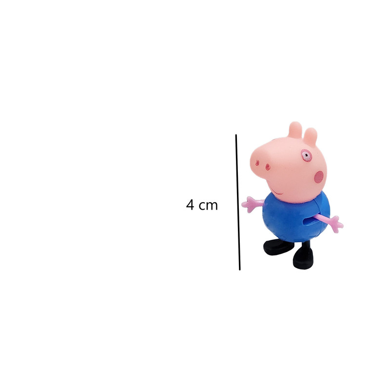 فیگور طرح پپاپیگ مدل Happy pig کد 200 مجموعه 6 عددی