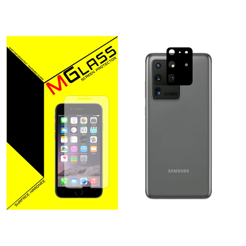 محافظ لنز فلزی دوربین ام گلس مدل MGL-01 مناسب برای گوشی موبایل سامسونگ GALAXY S20 ULTRA 