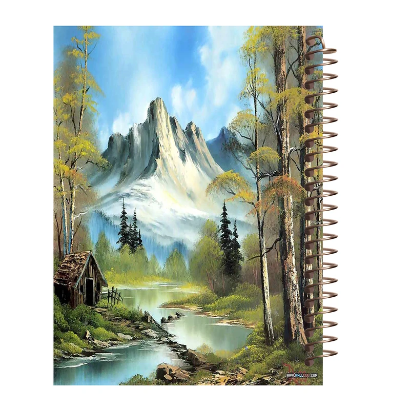 دفتر نقاشی طرح نقاشی کوه کد B156