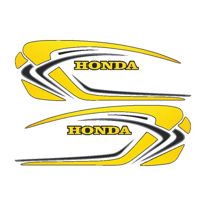 برچسب بدنه موتور سیکلت رایسان کد Bm007y بسته دو عددی