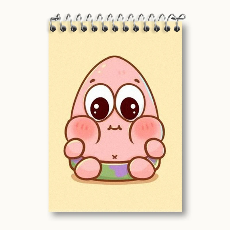 دفتر یادداشت 50 برگ خندالو طرح پاتریک باب اسفنجی کد N1835