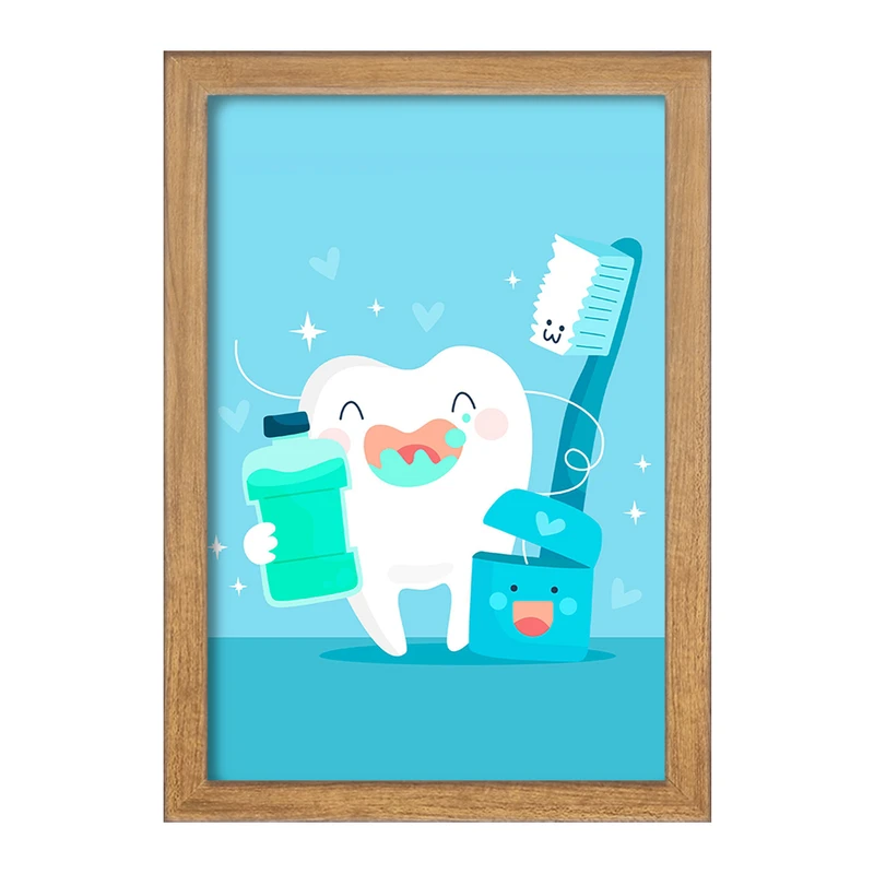 تابلو خندالو مدل دندان و دندان پزشکی کودکانه کد 36738