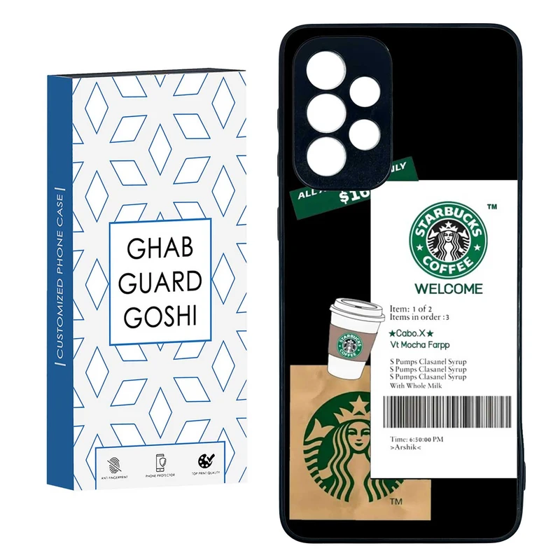کاور قاب گارد گوشی طرح استارباکس کد TPU-071 مناسب برای گوشی موبایل سامسونگ  GALAXY A33  