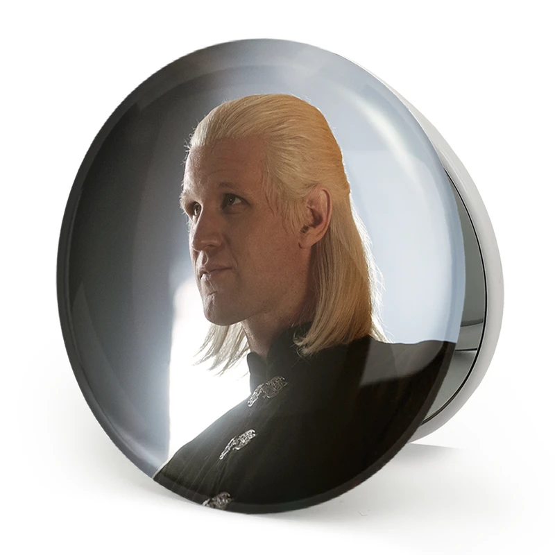 آینه جیبی خندالو طرح دیمون سریال خاندان اژدهایان House of dragon مدل تاشو کد 28505