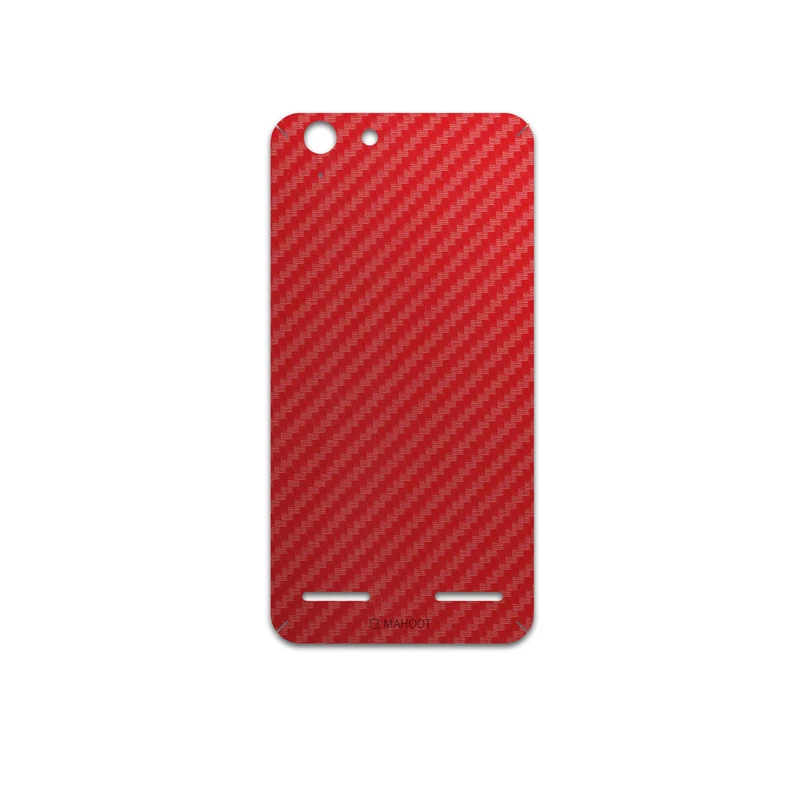 برچسب پوششی ماهوت مدل Red-Fiber مناسب برای گوشی موبایل لنوو Vibe K5 Plus