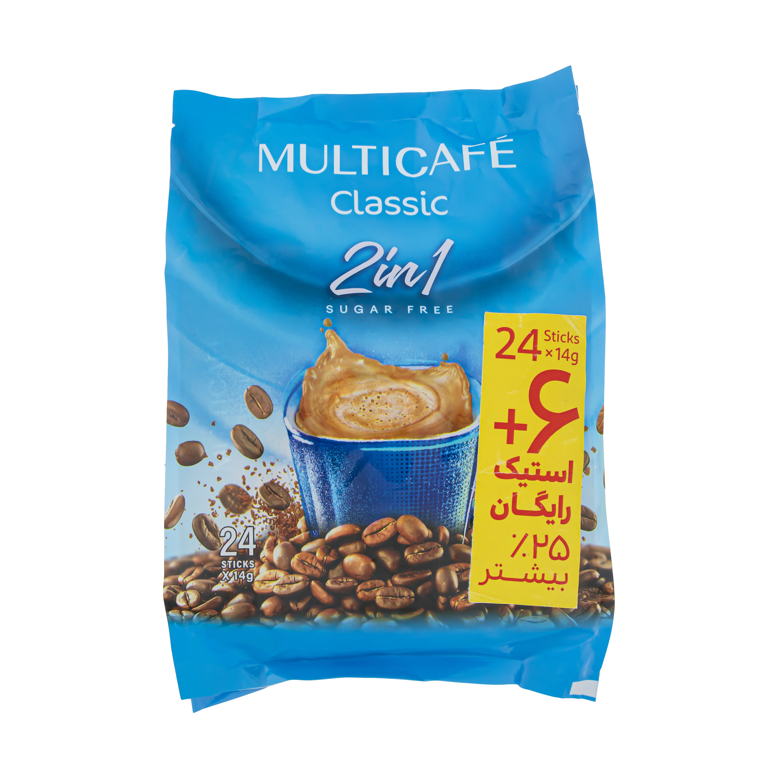 کافی میکس 2x1 مولتی کافه بسته 30 عددی 