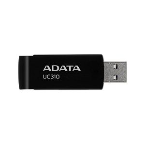 فلش مموری ای دیتا مدل UC310 ظرفیت 128 گیگابایت، سرعت خواندن تا 100 مگابایت بر ثانیه، سازگار با ویندوز، مک و لینوکس، طراحی ساده و وزن 9 گرم