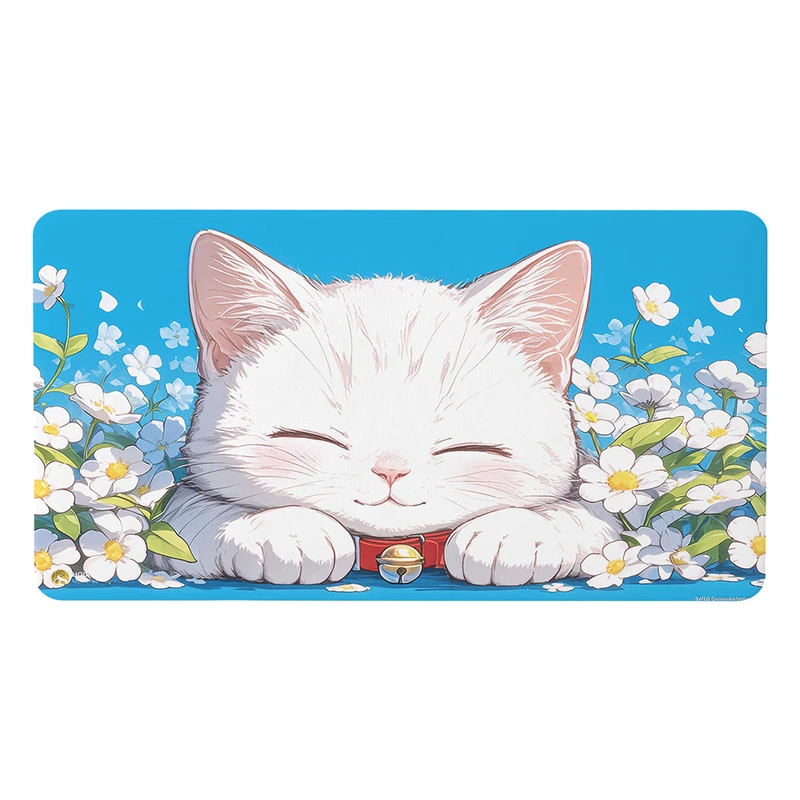 ماوس پد هومرو مدل MX2313 طرح گربه فانتزی کیوت