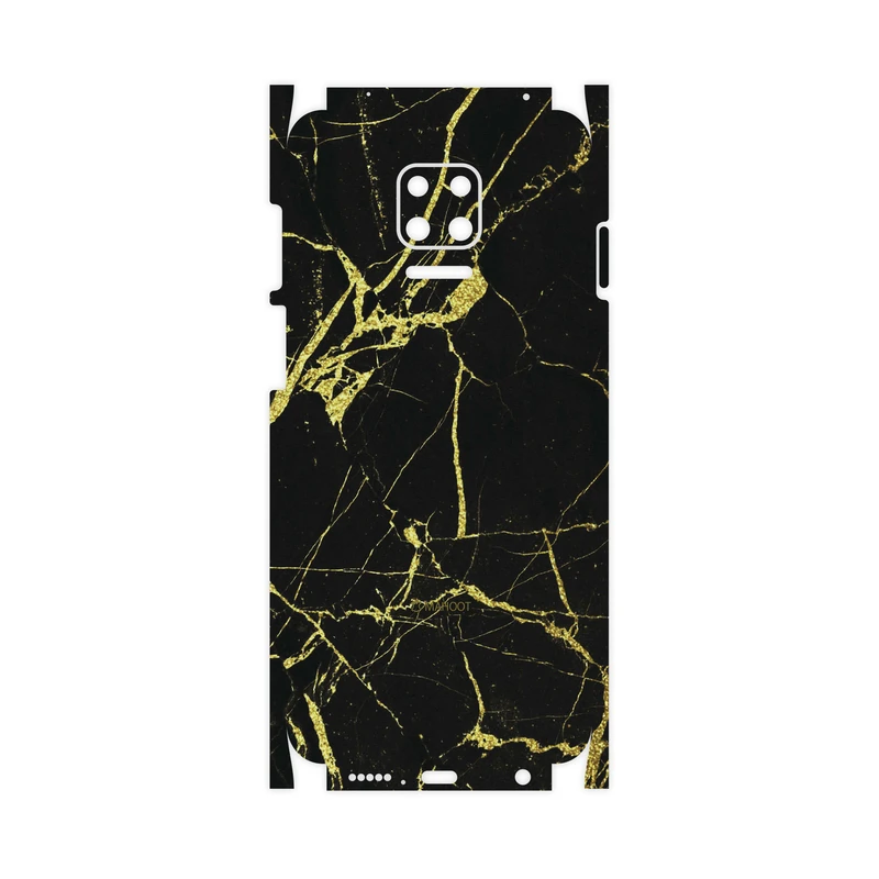 برچسب پوششی ماهوت مدل Graphite-Gold-Marble-FullSkin مناسب برای گوشی موبایل شیائومی Redmi Note 9s