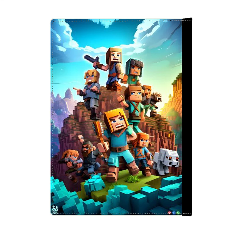 کلاسور پاد آفرین مدل فانتزی طرح گیم بازی ماینکرافت کد p868