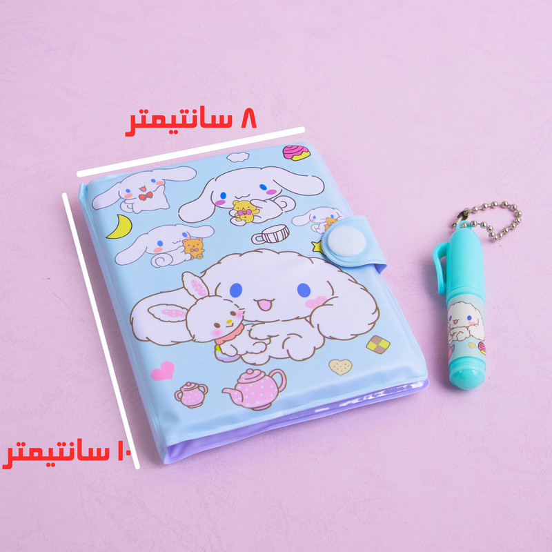 دفترچه یادداشت 40 برگ مدل cinamonroll به همراه خودکار