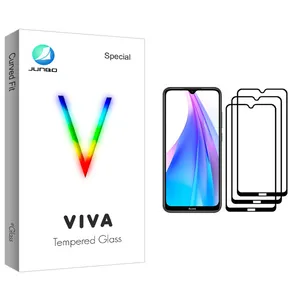Junbo Viva Glass Screen Protector For Xiaomi Redmi Note 8T Pack Of 3