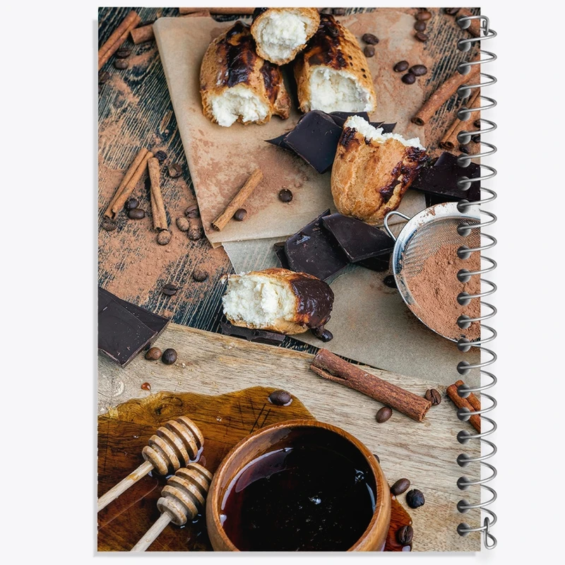 دفتر نت موسیقی 50 برگ خندالو مدل شیرینی پزی کد F1492