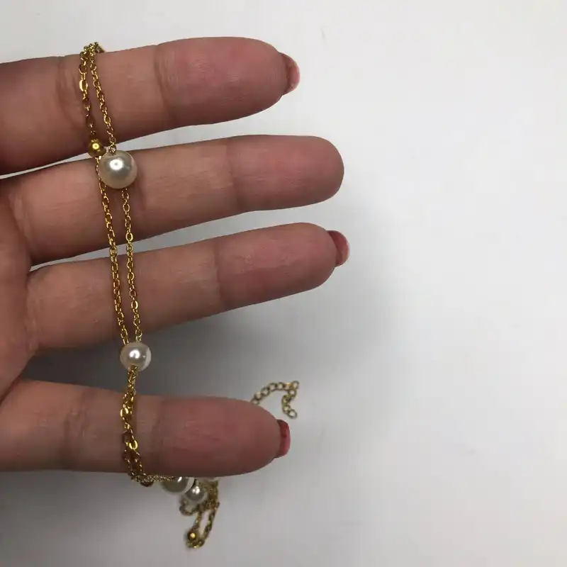 پابند زنانه مدل مرواریدی