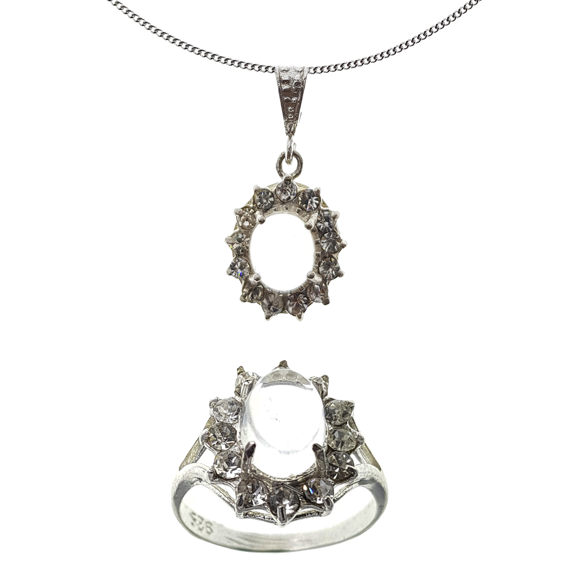 نیم ست نقره زنانه سلین کالا مدل ce-dor7