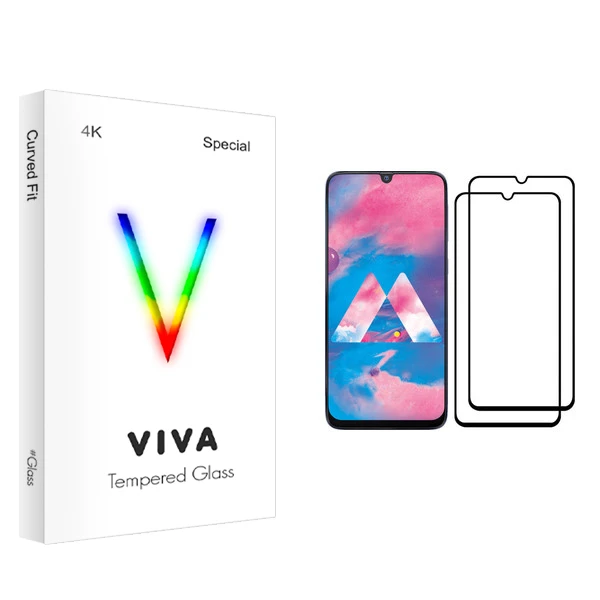 محافظ صفحه نمایش ویوا مدل 4K مناسب برای گوشی موبایل سامسونگ Galaxy M30 بسته دو عددی