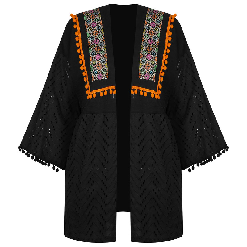 مانتو زنانه مدل خامه دوزی عروسکی