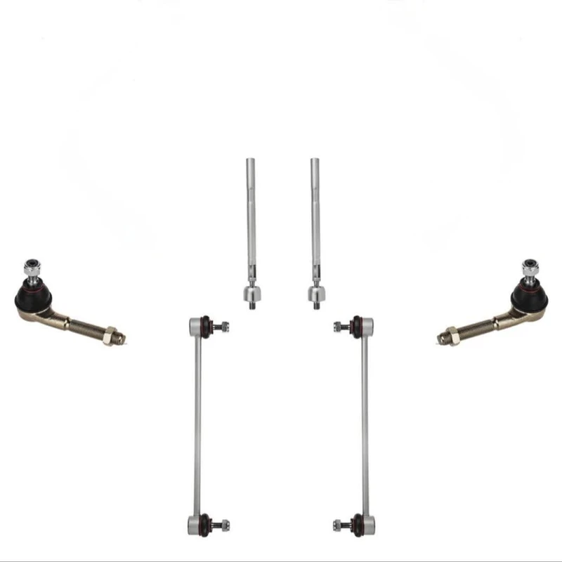 کیت جلوبندی شرکت تولیدی قطعات جلوبندی خودرو ایران لاهیجان کد 02 مناسب برای پژو 206 بسته 6 عددی