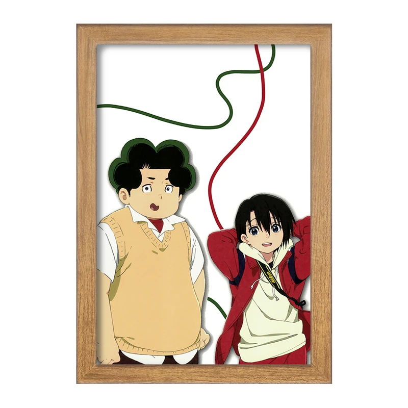 تابلو خندالو مدل یوزورو نیشیمیا و توموهیرو انیمه سایلنت ویس A Silent Voice  کد 15797