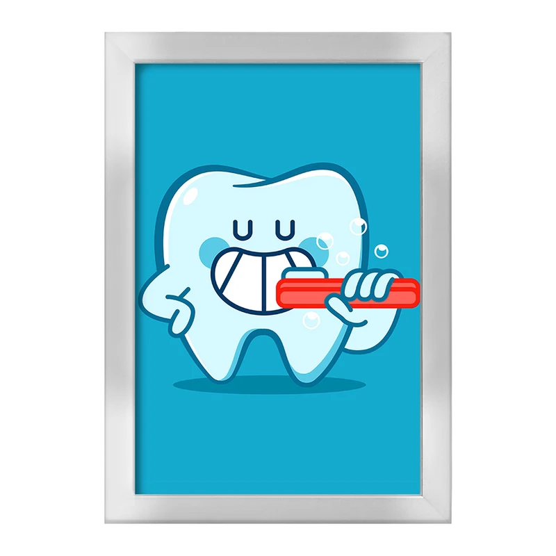 تابلو خندالو طرح دندان و دندان پزشکی کودکانه کد 36766