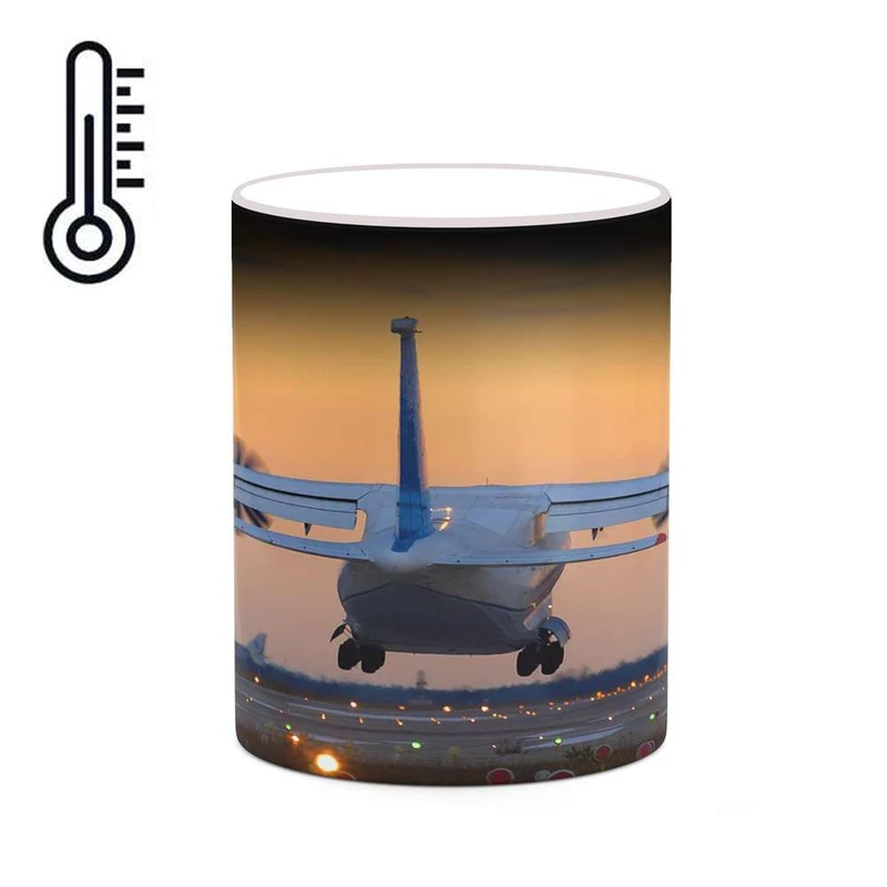 ماگ حرارتی کاکتی مدل هواپیمای جنگنده کد mgh20390