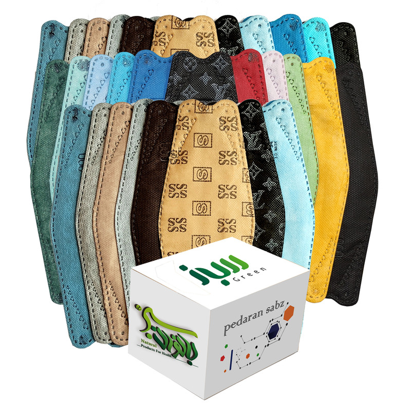 ماسک تنفسی بانوان سبز مدل سه بعدی پزشکی بیتا طب مجموعه 30 عددی ماسک تنفسی بانوان سبز مدل سه بعدی پزشکی بیتا طب مجموعه 30 عددی