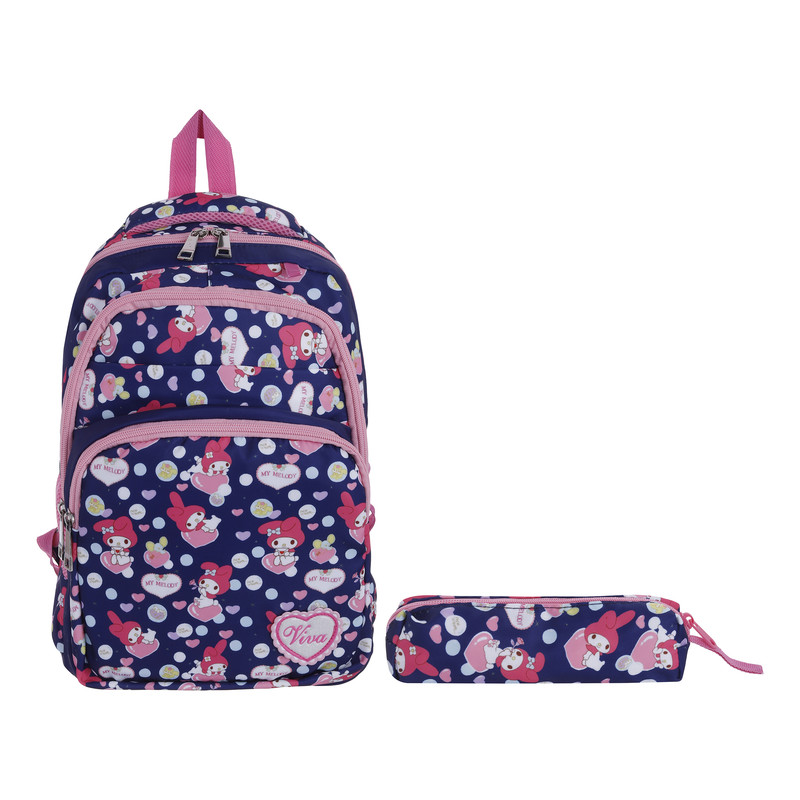 کوله پشتی مدل My Melody به همراه جامدادی