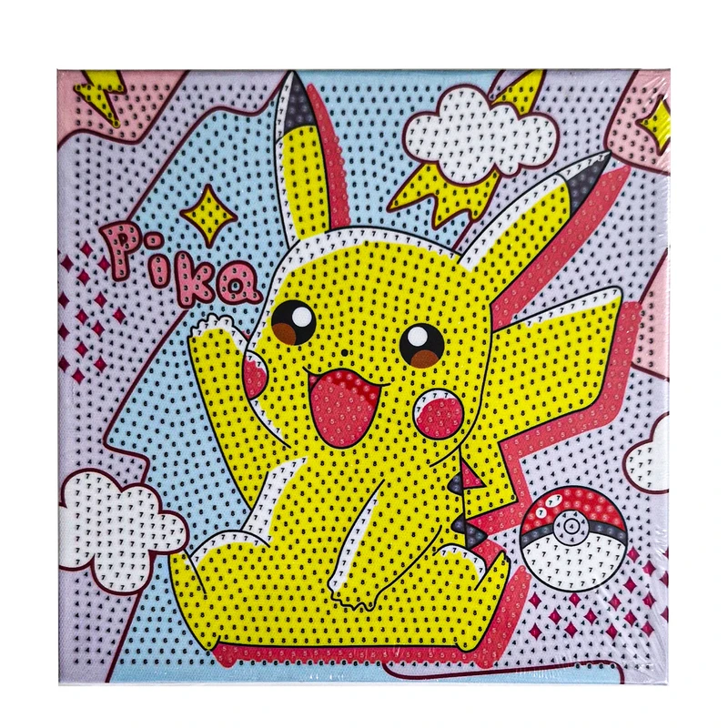 بازی آموزشی  مدل ساخت تابلو نقاشی الماسی طرح دیجیمون کد 218