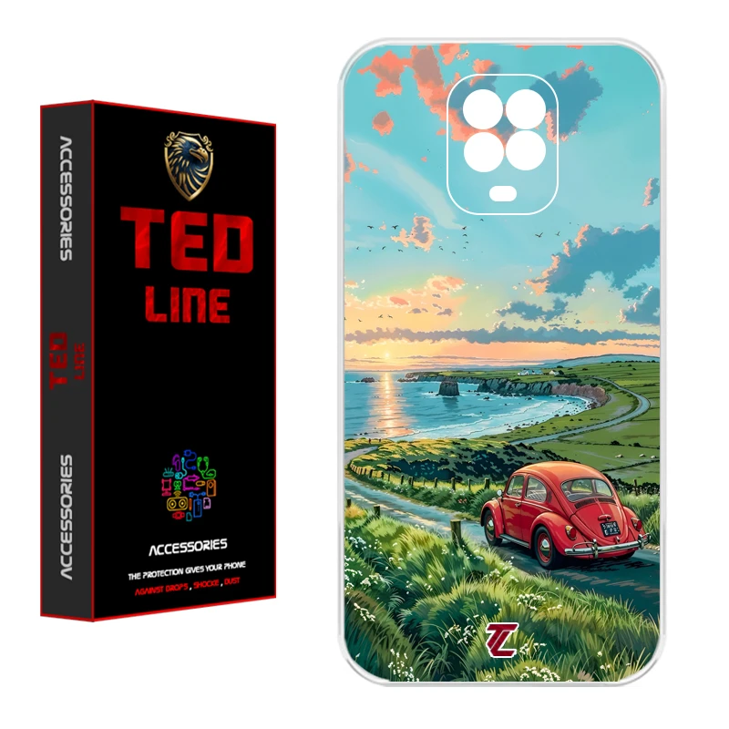 کاور تدلاین طرح ماشین فولکس کد 1169 مناسب برای گوشی موبایل شیائومی Redmi Note 9S / Note 9 Pro