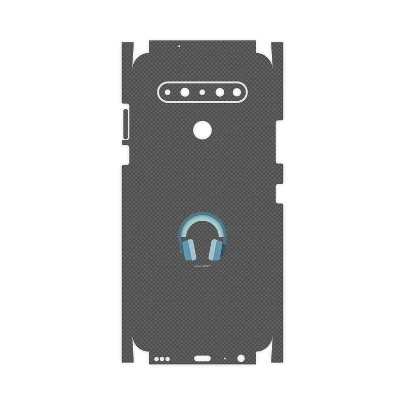 برچسب پوششی ماهوت مدل Minimal Headphone Icon-FullSkin مناسب برای گوشی موبایل ال جی K61