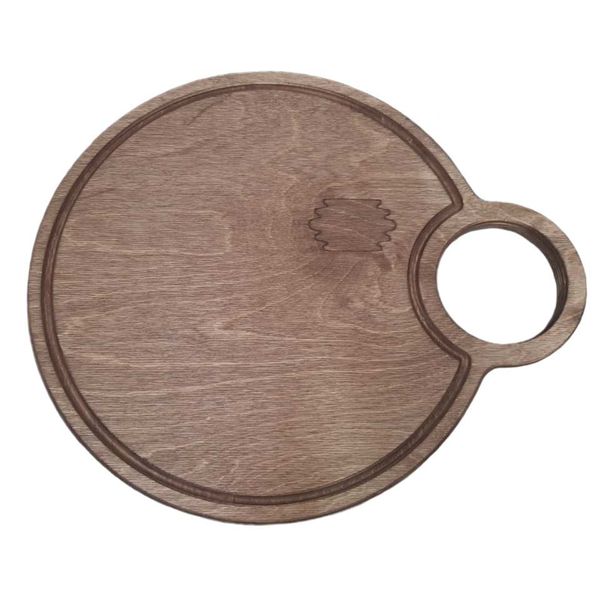تخته گوشت مدل چوبی طرح گرد کد 01