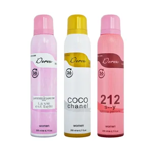 اسپری بدن زنانه دریکس مدل T04 حجم 200 میلی لیتر مجموعه ۳ عددی