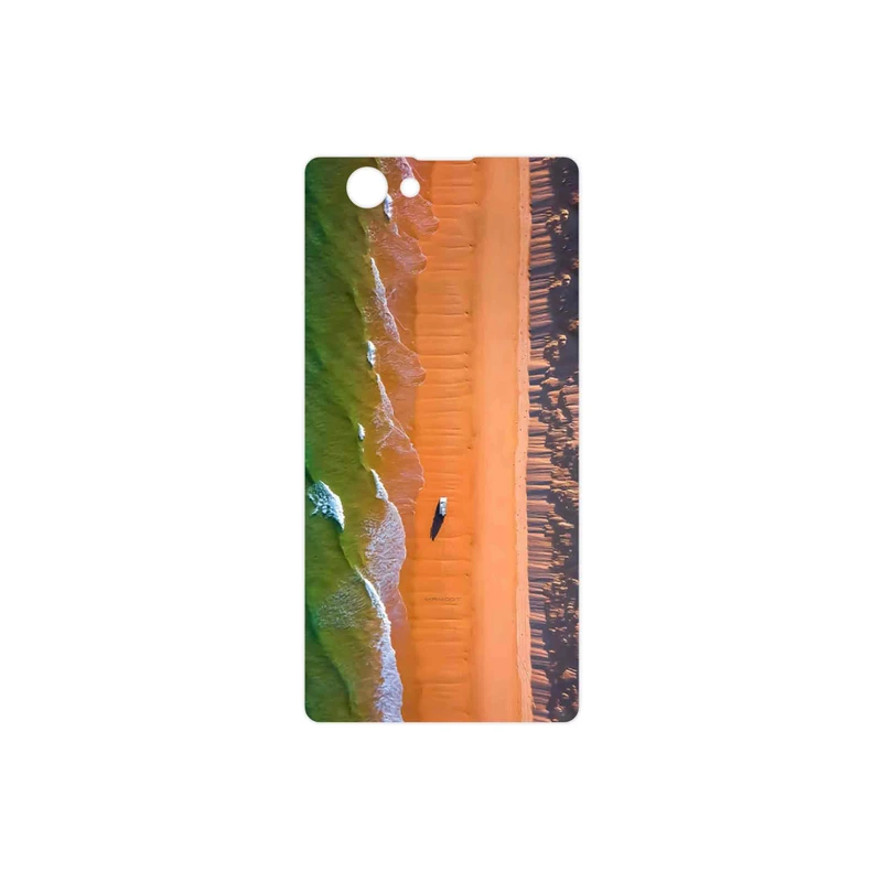 برچسب پوششی ماهوت مدل Beach and Green Sea مناسب برای گوشی موبایل سونی Xperia Z1 Compact