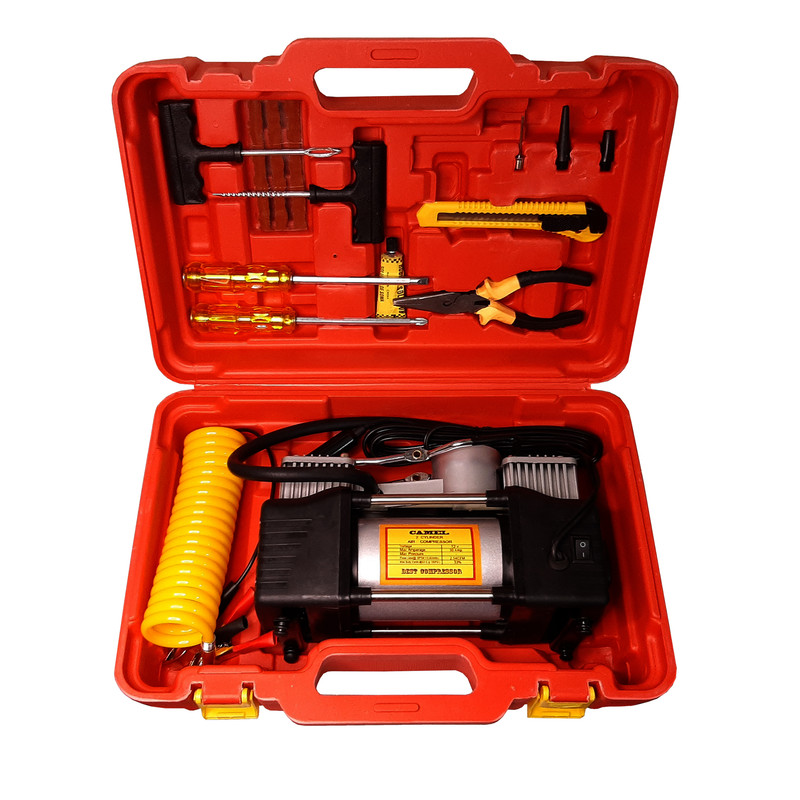 کمپرسور باد فندکی کمل مدل TUY-214 مجموعه 14 عددی