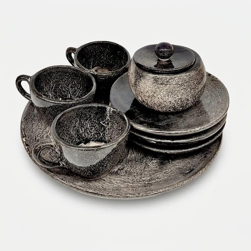 سرویس چای خوری 8 پارچه کد 008